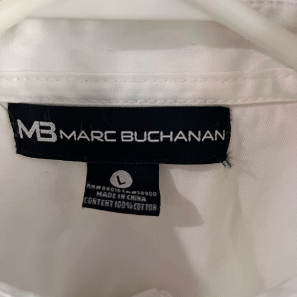 MENS MARC BUCHANAN LONG SLEEVE PEARL SNAP SHIRT - Picture 3 of 5